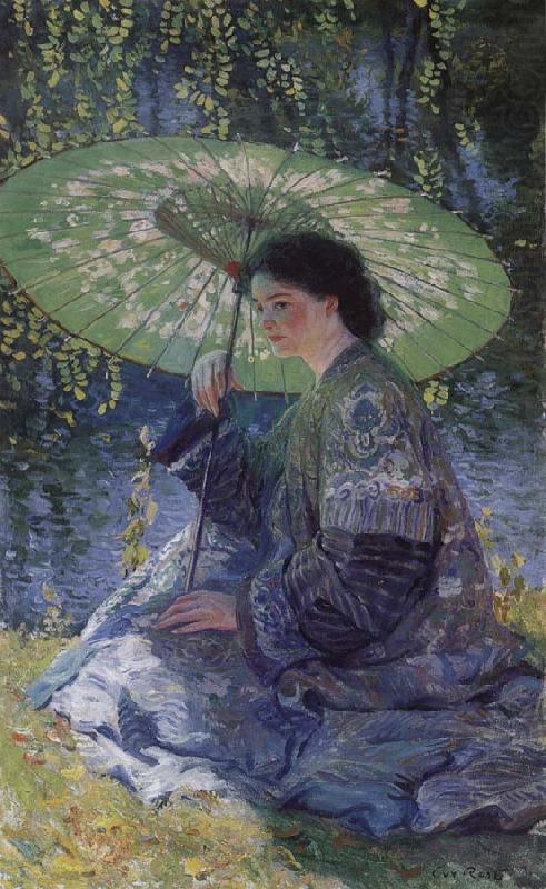 The Green Parasol, Guy Rose